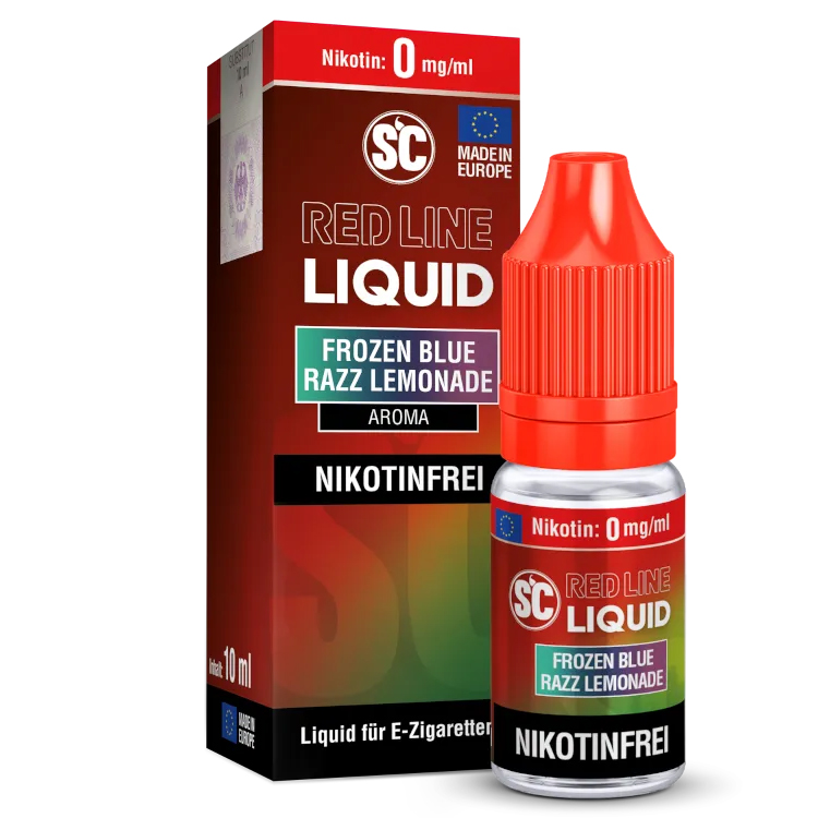 SC Red Line Liquid Frozen Blue Razz Lemonade 10ml 0mg