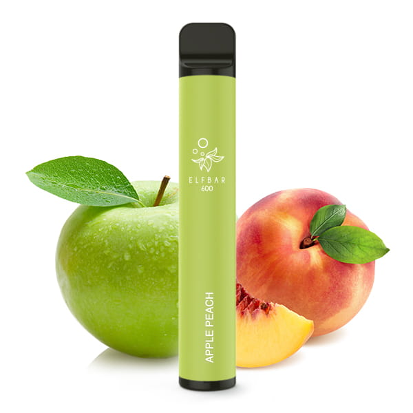 Elfbar 600 - Einweg E-Zigarette Apple Peach Nikotinfrei