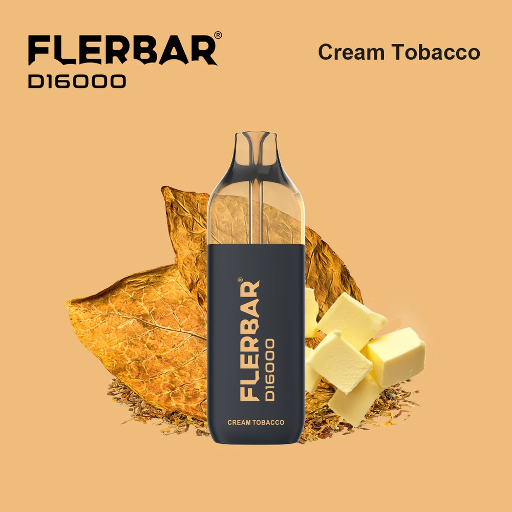 Flerbar - D16000 - Cream Tobacco Flerbar - D16000 - Cream Tobacco