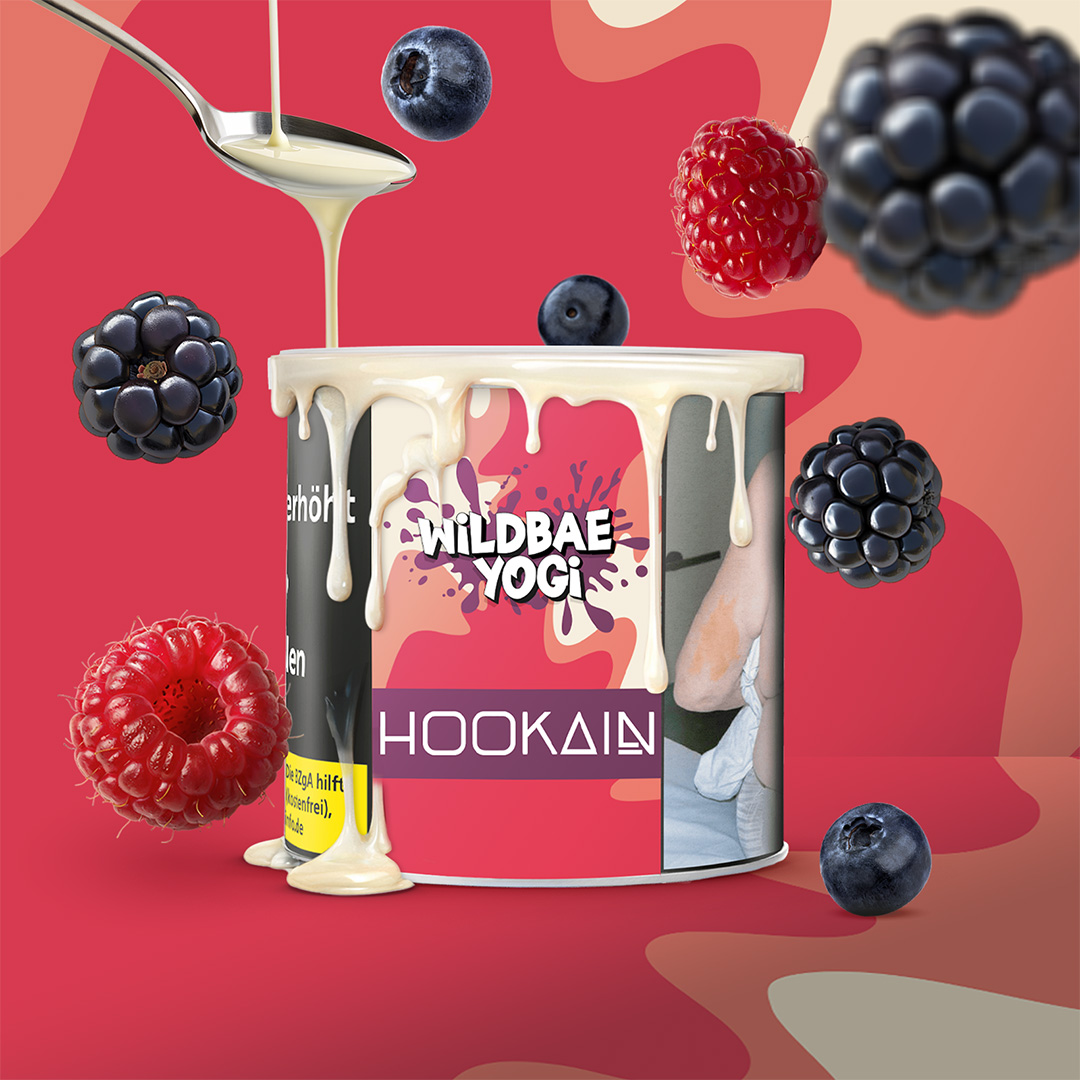 Hookain Virginia Shisha Tabak Wildbae Yogi 100g