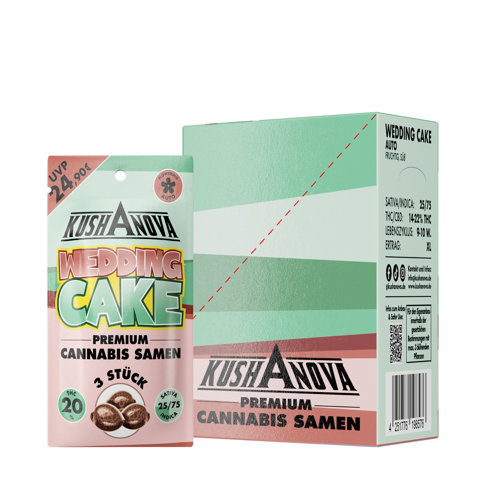 Kushanova Cannabissamen Wedding Cake Kushanova Cannabissamen Wedding Cake