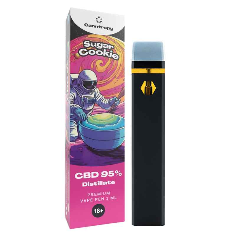Canntropy CBD Vape Sugar Cookie 1ml Canntropy CBD Vape Sugar Cookie 1ml
