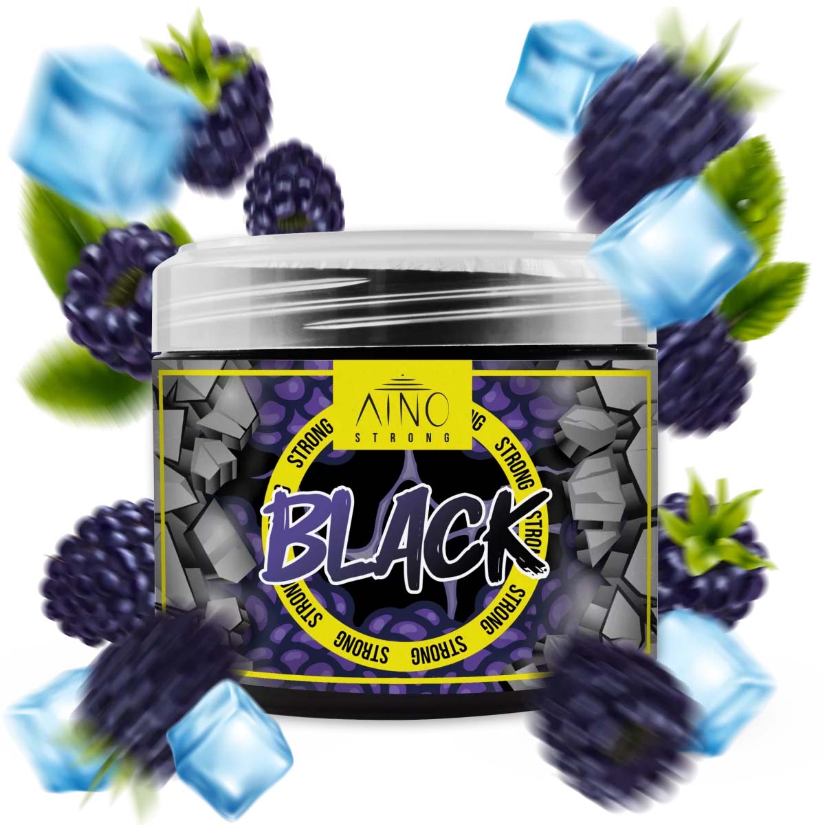 Aino Shisha Tabak - Strong Black 200g