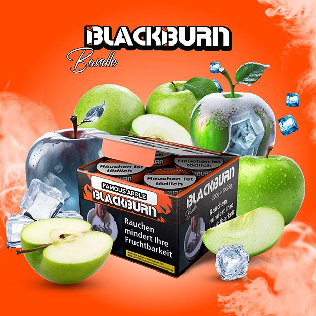 Blackburn Shisha Tabak - Famous Apl 200g