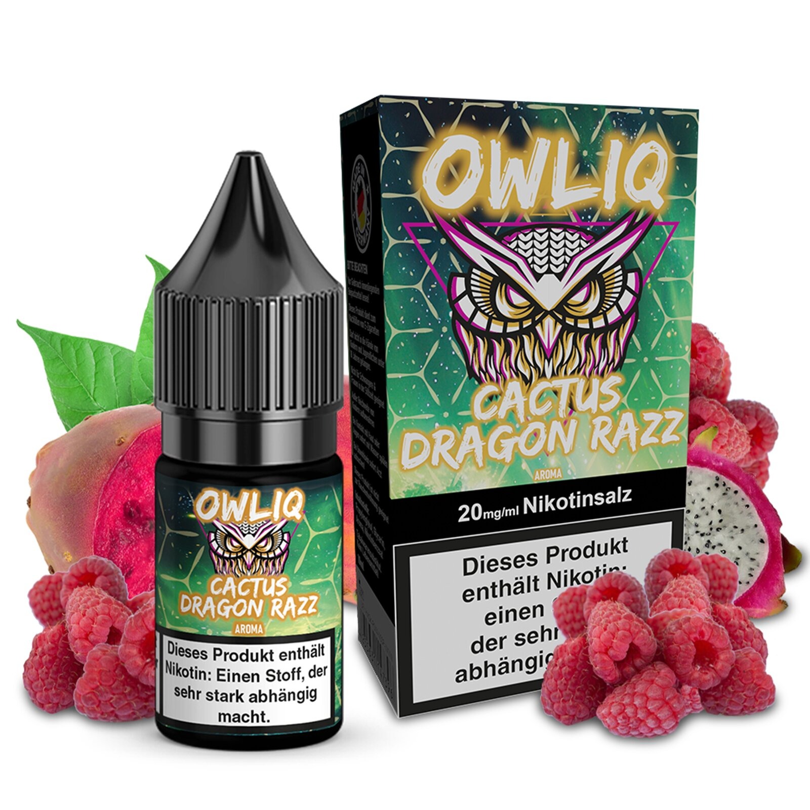 Owliq Liquid Cactus Dragon Razz 10ml 20mg Owliq Liquid Cactus Dragon Razz 10ml 20mg