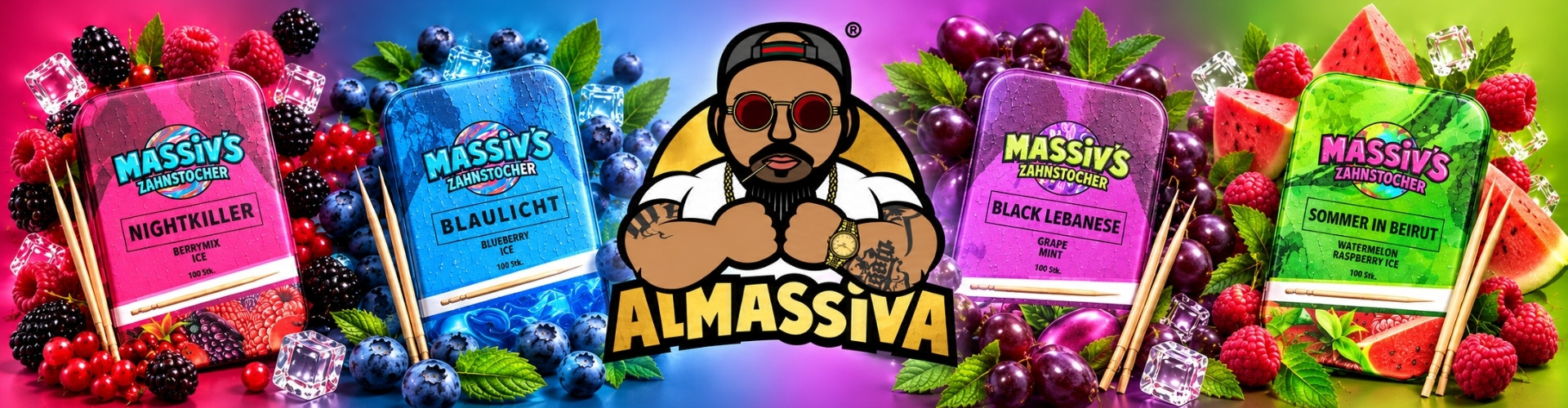 Al Massiva Zahnstocher Banner Al Massiva Zahnstocher Banner