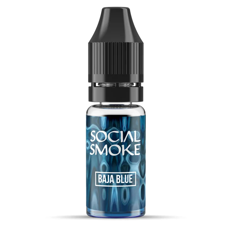 Social Smoke Liquid Baja Blue 10ml 20mg