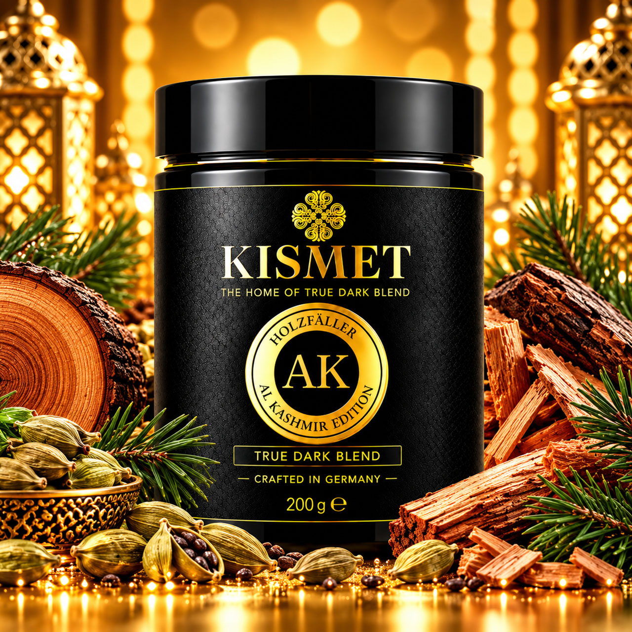 Kismet Darkblend Shisha Tabak AK Holzfäller 200g Kismet Darkblend Shisha Tabak AK Holzfäller 200g