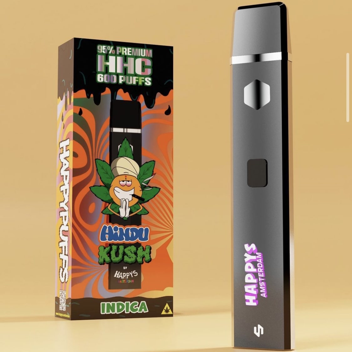 Happys Amsterdam HHC Vape Hindu Kush Happys Amsterdam HHC Vape Hindu Kush