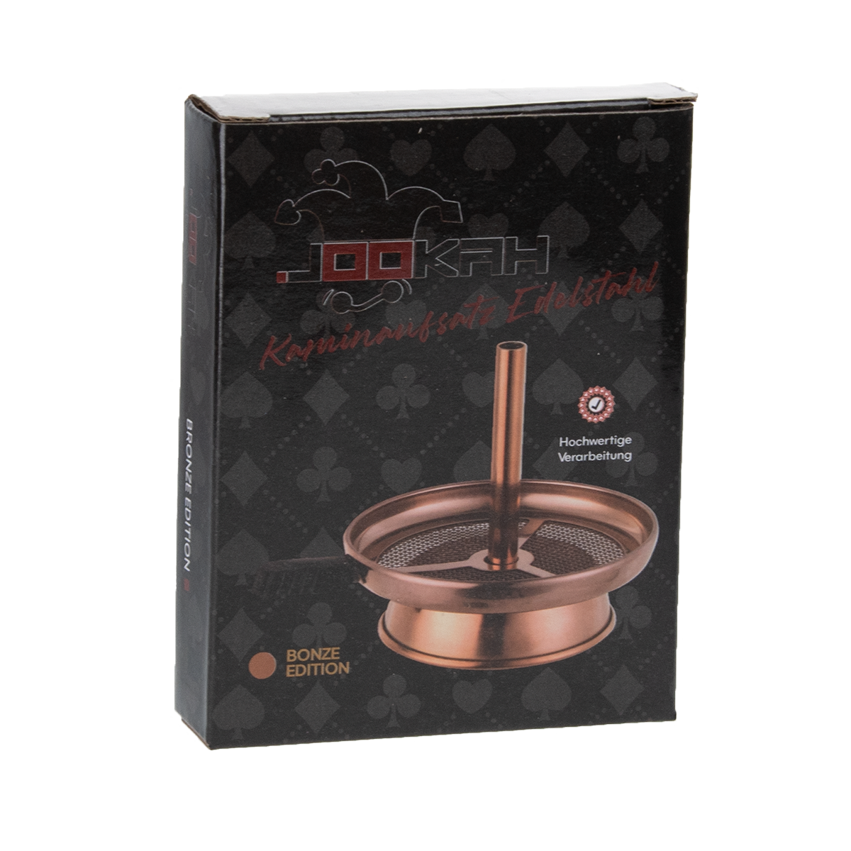 Jookah-Kamin-Aufsatz-Bronze-Edition Jookah Kaminaufsatz - Edelstahl Bronze