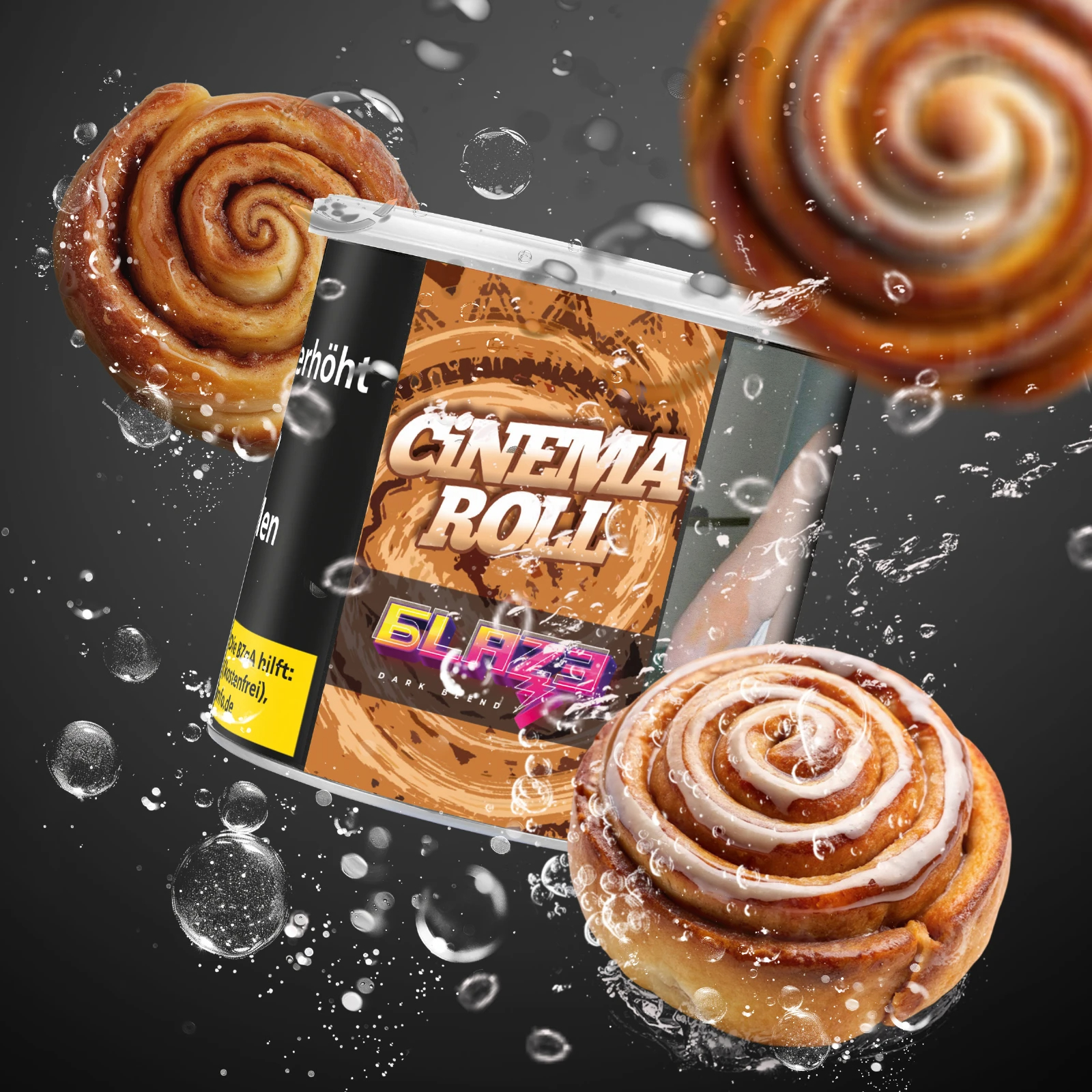 Blaze Shisha Tabak Cinema Roll 200g Blaze Shisha Tabak Cinema Roll 200g