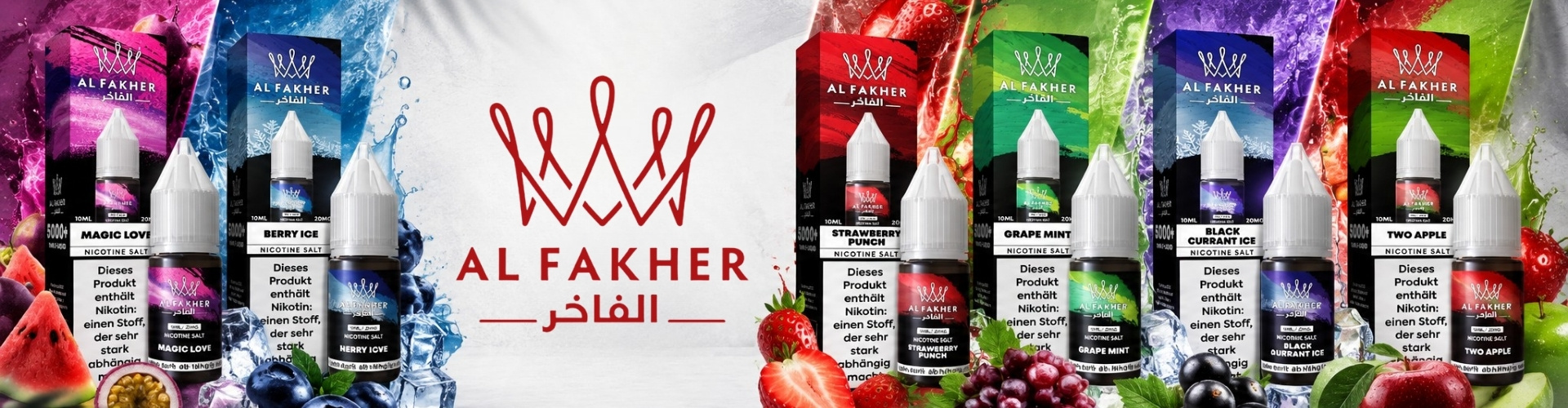 Al Fakher Liquid Banner