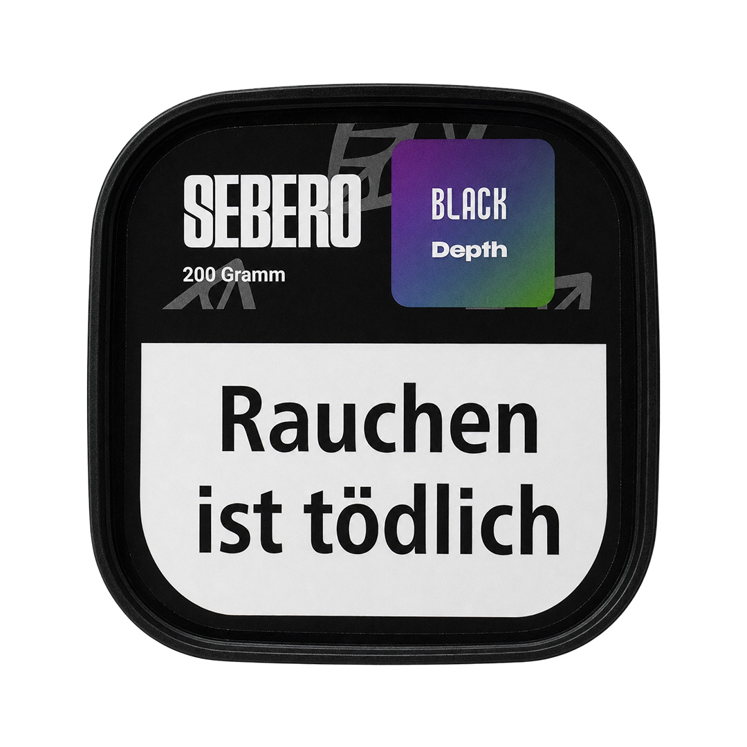 Sebero Darkblend Shisha Tabak Black Depth 200g