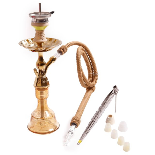 Luna Shisha Komplettset Small Tradi Deep Amber Luna Shisha Komplettset Small Tradi Deep Amber