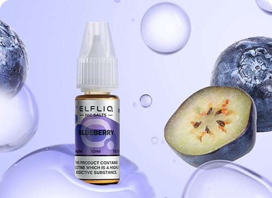 Elfliq_Blueberry Elfliq - Blueberry Nikotinsalz Liquid 10ml | 20mg/ml