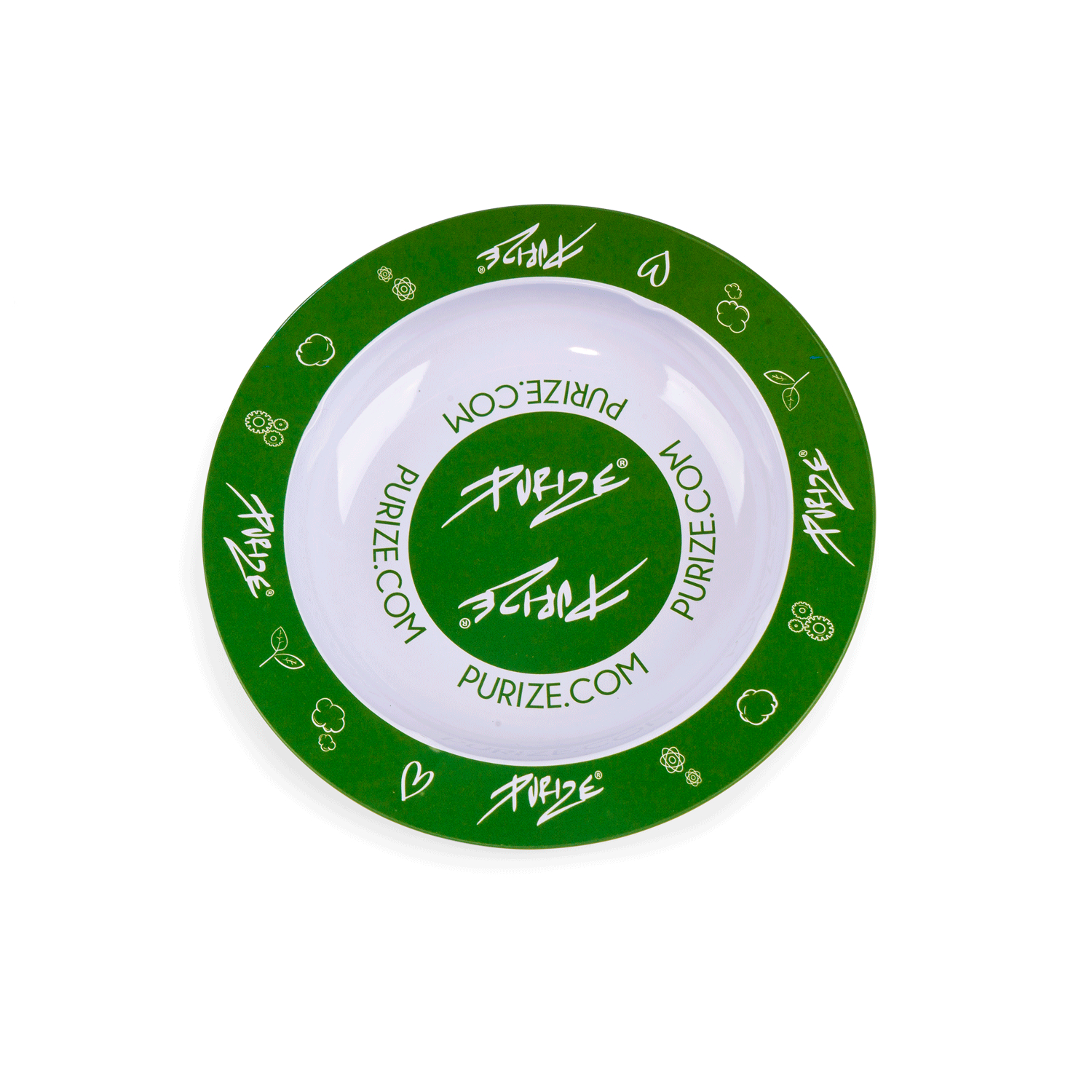 Purize - Aschenbecher grün-weiß