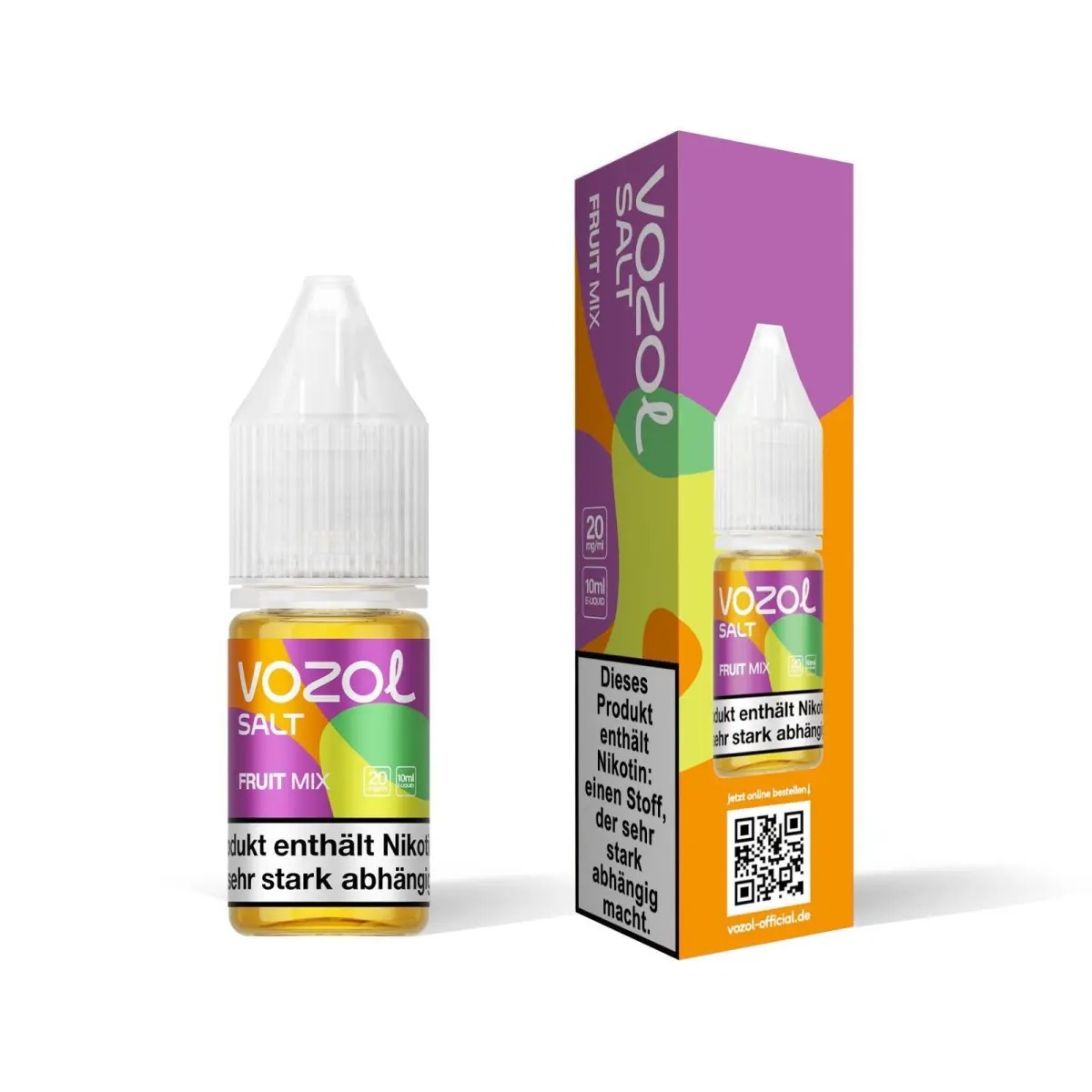 Vozol - Fruit Mix Nikotinsalz Liquid 10ml | 20mg/ml