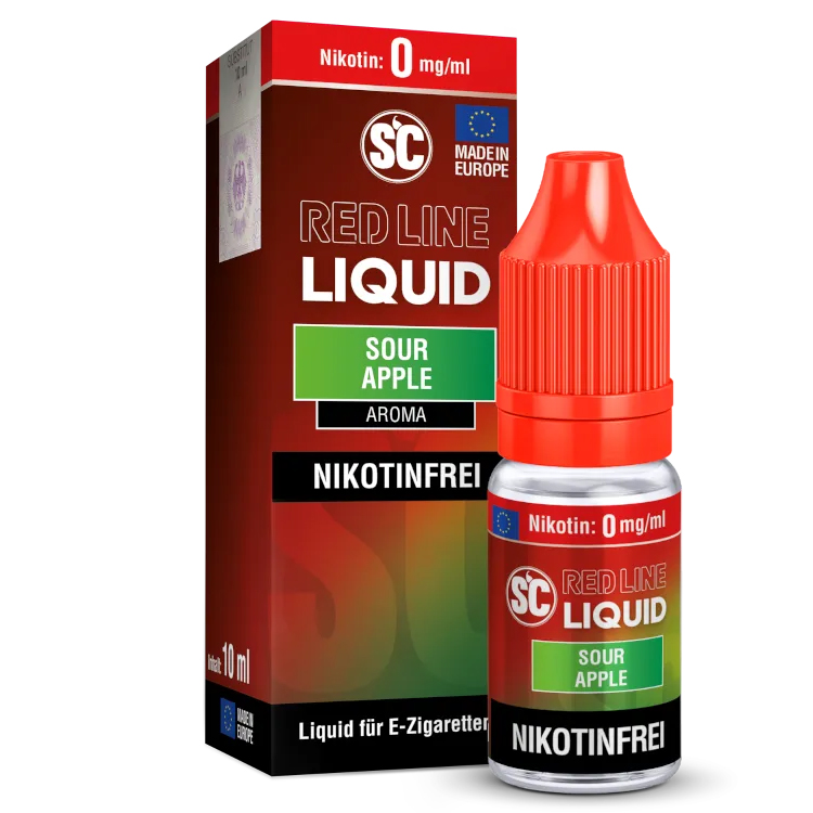 SC Red Line Liquid Sour Apple 10ml 0mg SC Red Line Liquid Sour Apple 10ml 0mg