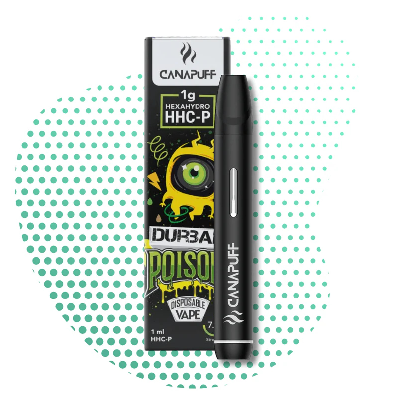 Canapuff Black HHC-P Vape Durban Poison Canapuff Black HHC-P Vape Durban Poison