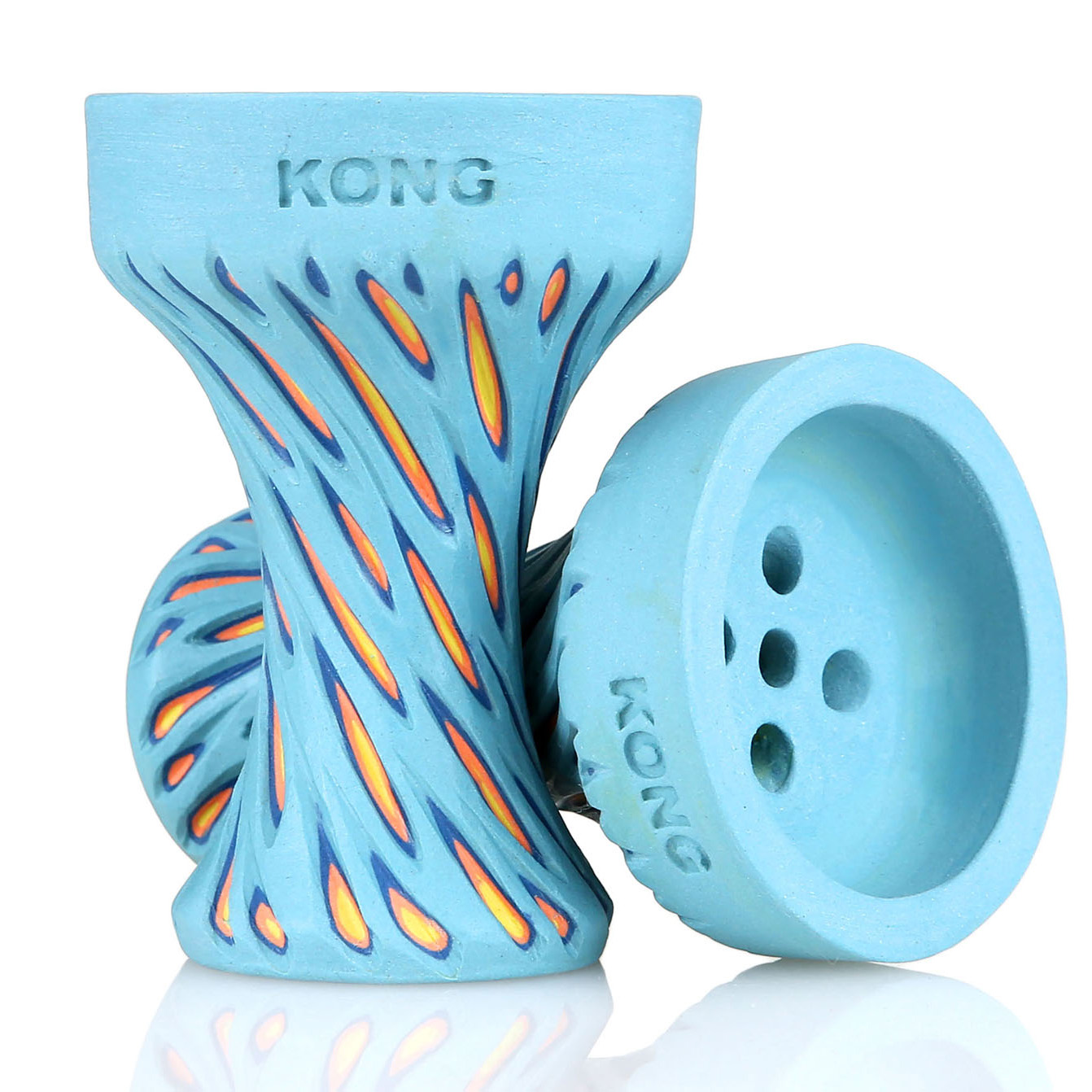 Kong Shisha Mehrlochkopf Razor Blue