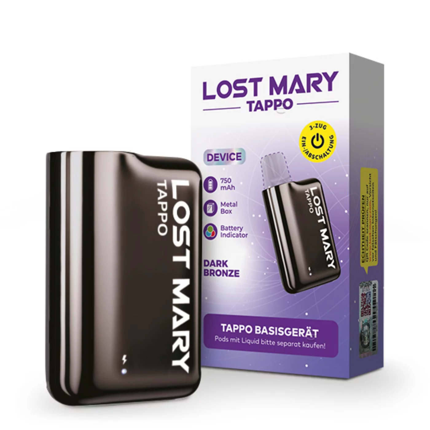 Lost Mary Tappo Pod System - Basisgerät Dark Bronze