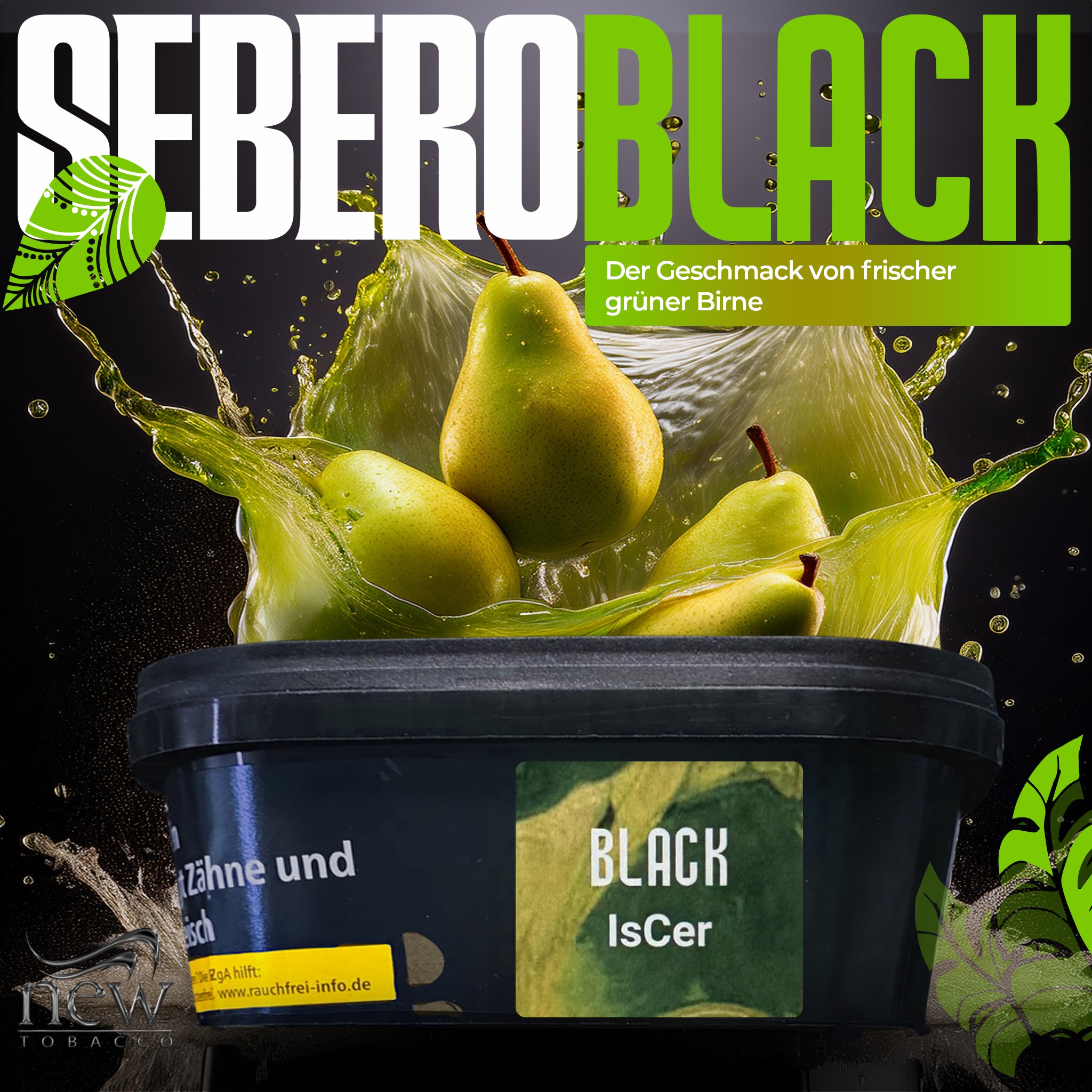 Sebero Black Shisha Tabak - IsCer 200g
