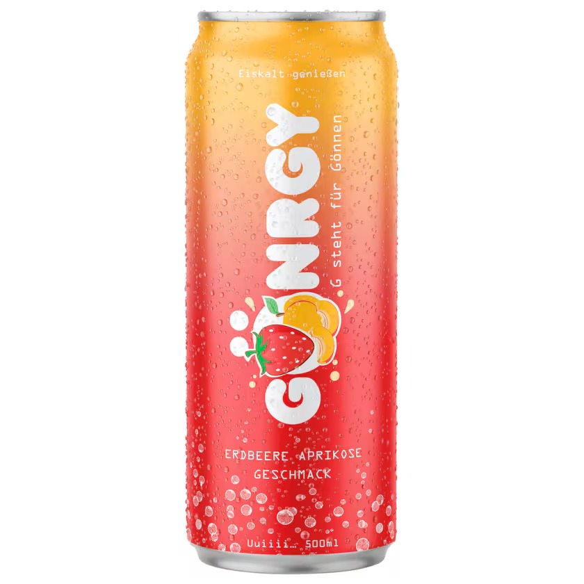 Gönrgy Energydrink - Erdbeere Aprikose 500ml