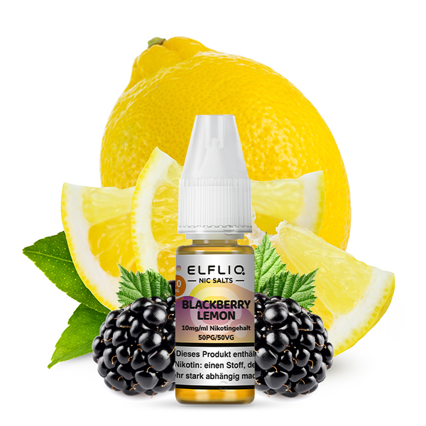 Elfbar Elfliq Blackberry Lemon 10mg 10ml Elfbar Elfliq Blackberry Lemon 10mg 10ml