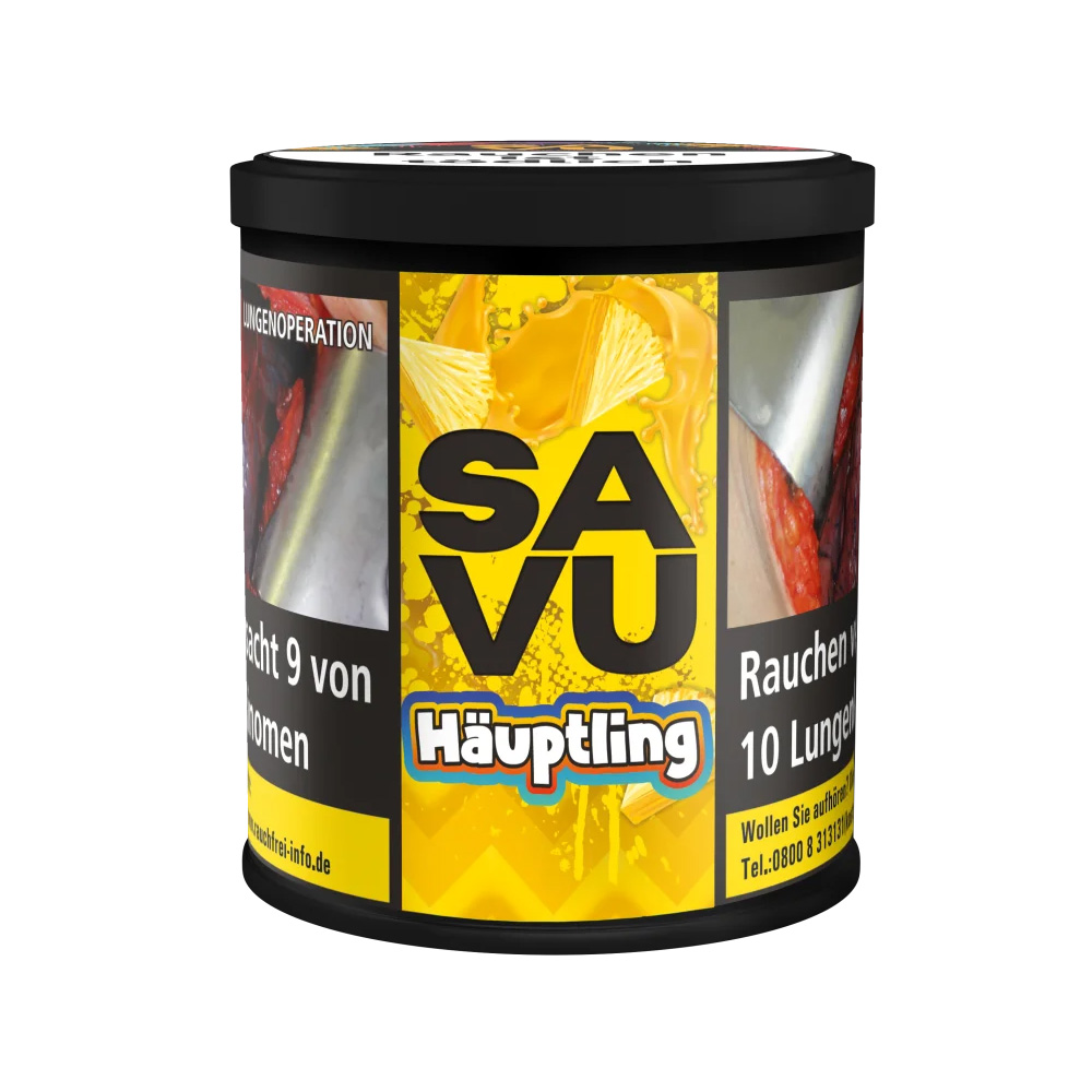 Savu Virginia Shisha Tabak Häuptling 200g Savu Virginia Shisha Tabak Häuptling 200g