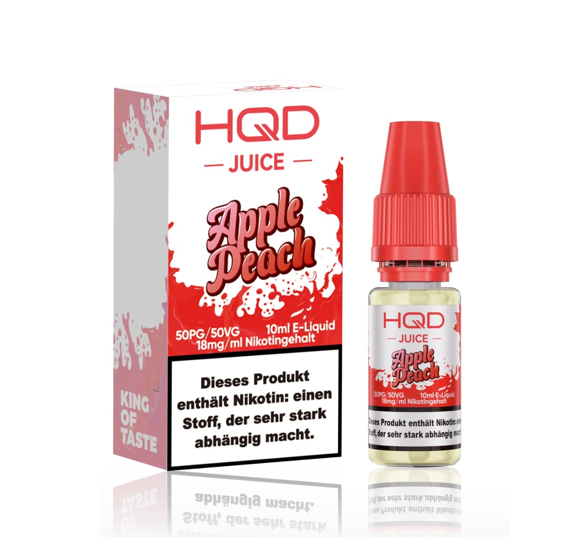 HQD Juice Liquid Apple Peach 10ml 18mg HQD Juice Liquid Apple Peach 10ml 18mg