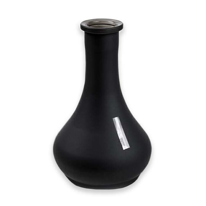 Vessel Glass Shisha Bowl Drop Black Matt Vessel Glass Shisha Bowl Drop Black Matt
