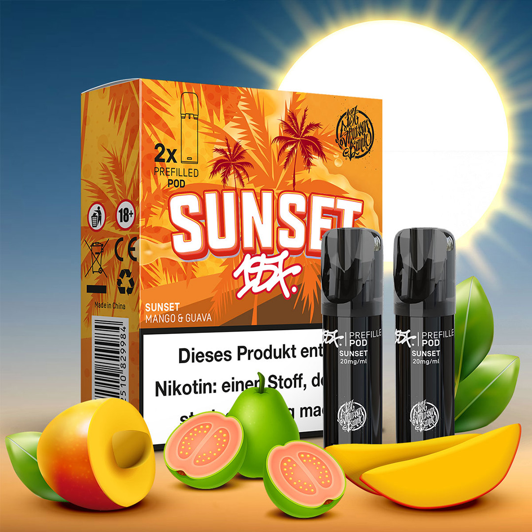 187 - POD - Sunset 2% Nikotin (2er Pack)