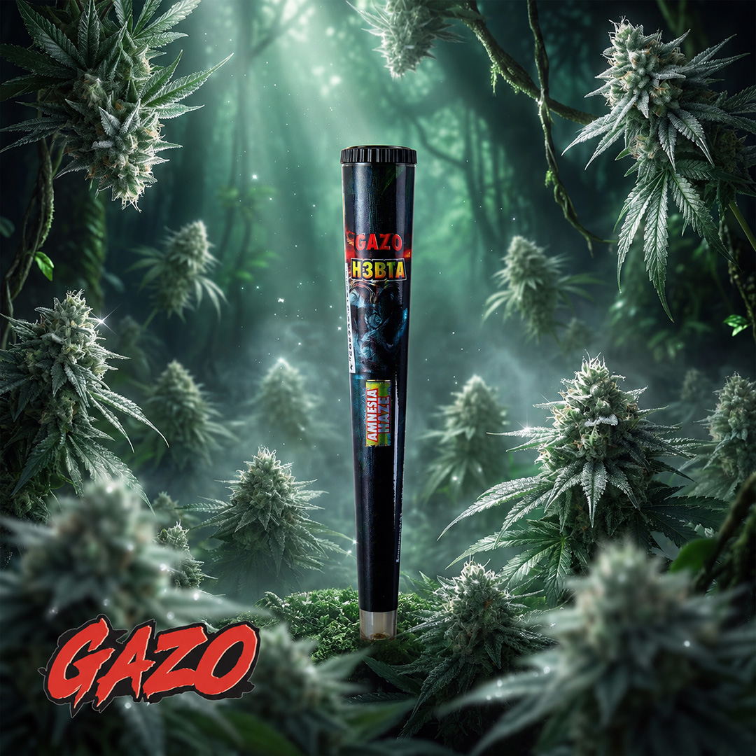 GZUZ Gazo H3BTA Pre-Roll Amnesia Haze 1g GZUZ Gazo H3BTA Pre-Roll Amnesia Haze 1g