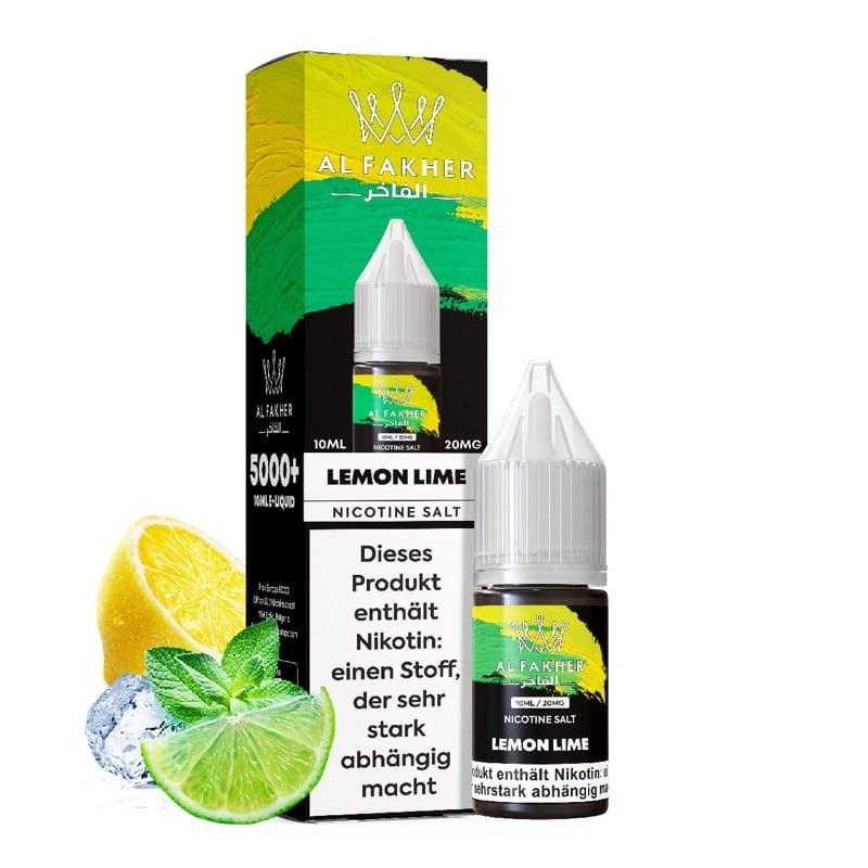 Al Fakher Liquid Lemon Lime 20mg 10ml Al Fakher Liquid Lemon Lime 20mg 10ml