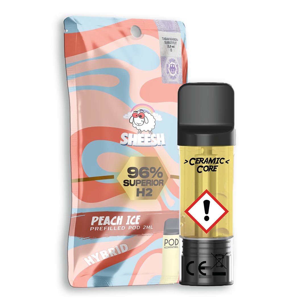 Sheesh - 10-OH H2 Superior Pod - Peach Ice 2ml