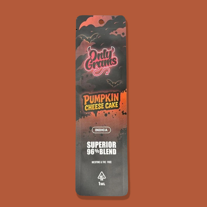 Only Grams Superior Blend Vape - Pumpkin Cheese Cake 1ml