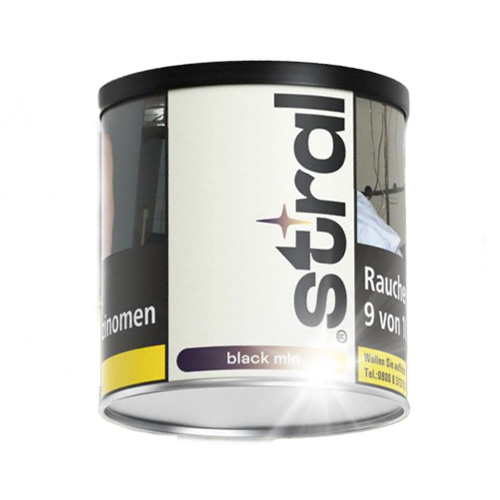 Stral Shisha Tabak Black Mln 200g
