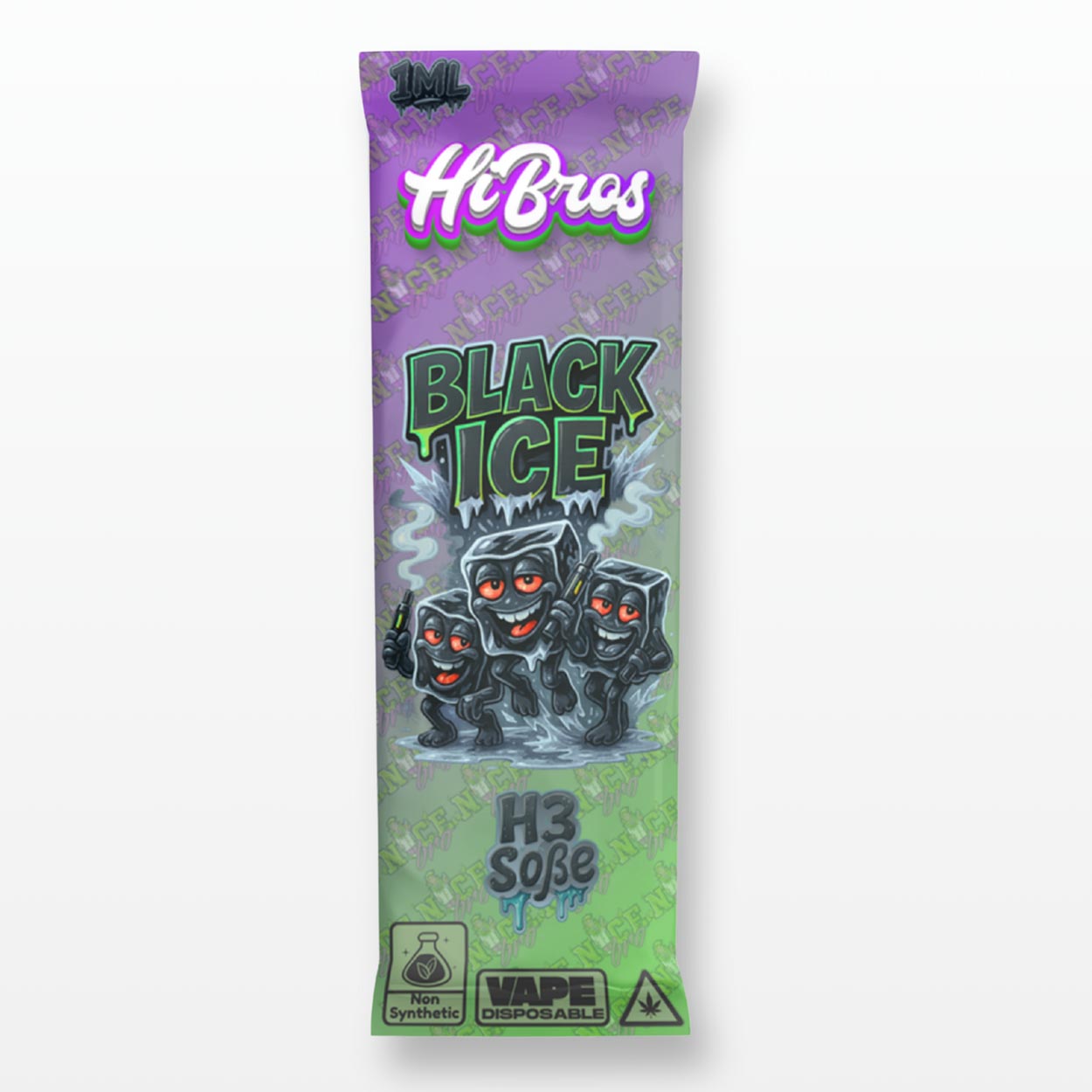 HiBros - Black Ice H3 Superior Blend Vape HiBros - Black Ice H3 Superior Blend Vape