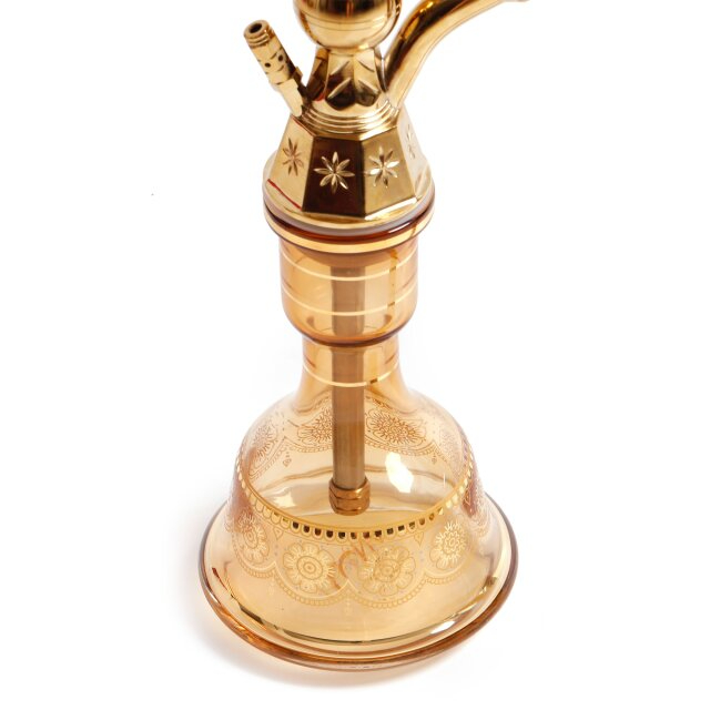 Luna Shisha Komplettset Small Tradi Deep Amber Bowl Luna Shisha Komplettset Small Tradi Deep Amber Bowl