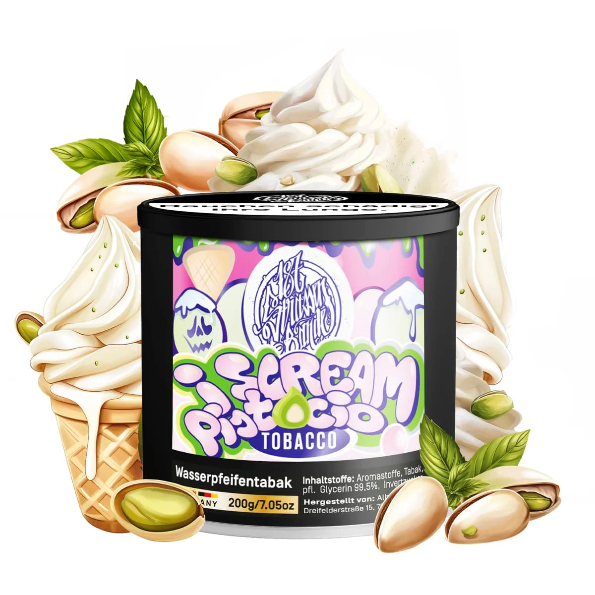 187 Shisha Tabak I Scream Pistacio 200g 187 Shisha Tabak I Scream Pistacio 200g