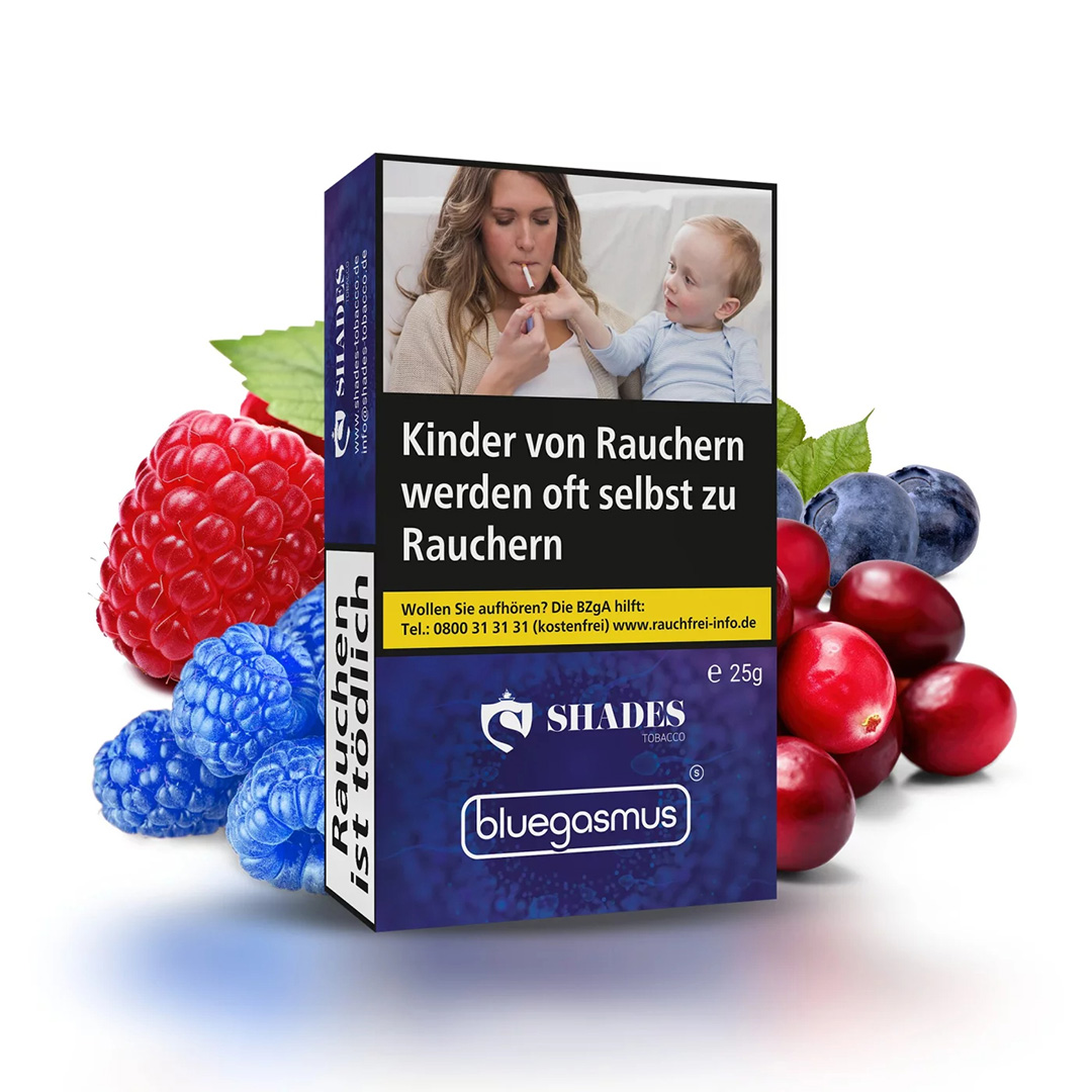 Shades Shisha Tabak Bluegasmus 25g