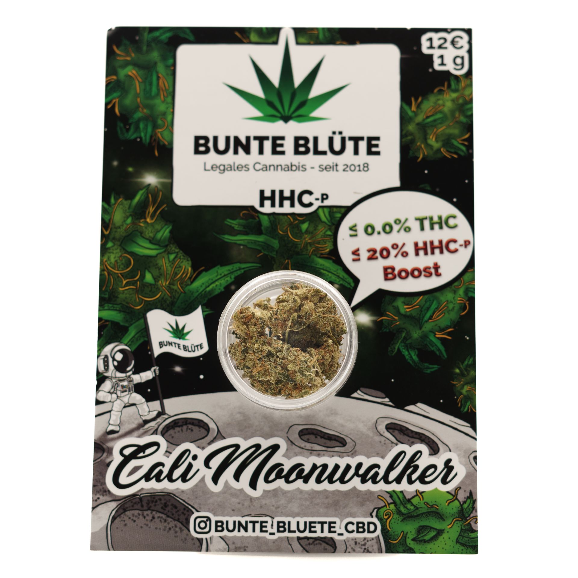 Bunte Blüte HHC-P Blüte - Cali Moonwalker 20% 1g