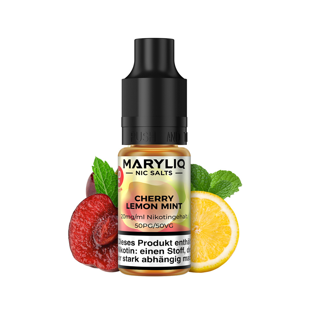 Maryliq - Cherry Lemon Mint Nikotinsalz Liquid 10ml | 20mg/ml