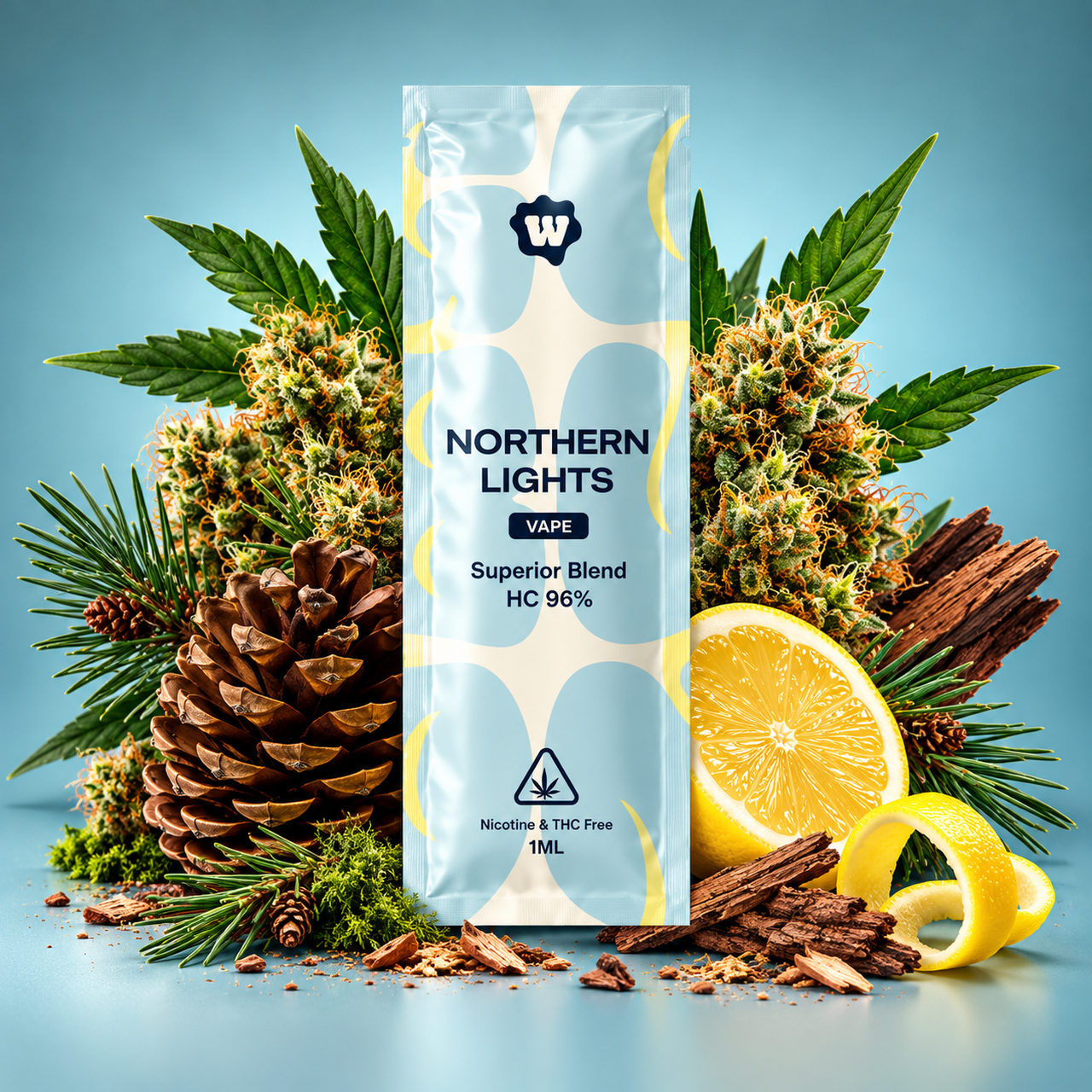 Weed For Friends HC Vape Northern Lights 1ml Weed For Friends HC Vape Northern Lights 1ml