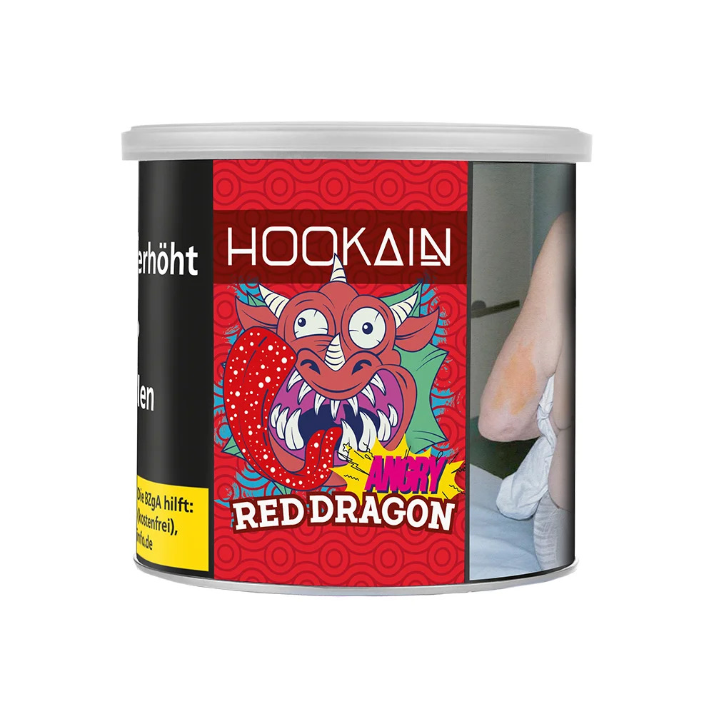 Hookain Shisha Tabak Angry Red Dragon 200g Hookain Shisha Tabak Angry Red Dragon 200g