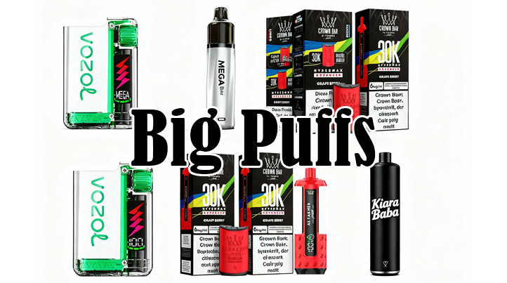 Big Puffs Vapes – Die neue Generation legaler Mehrweg-Vapes mit bis zu 10.000 Zügen