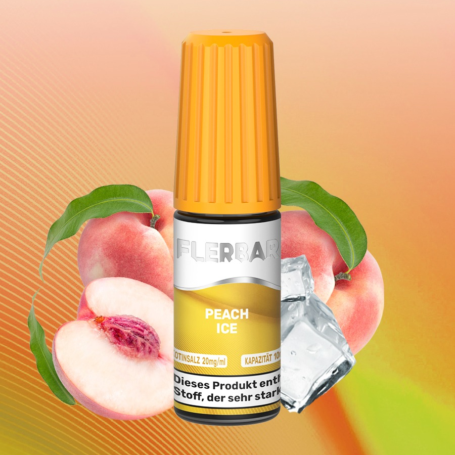 Flerbar - Peach Ice Nikotinsalz Liquid 10ml | 20mg/ml