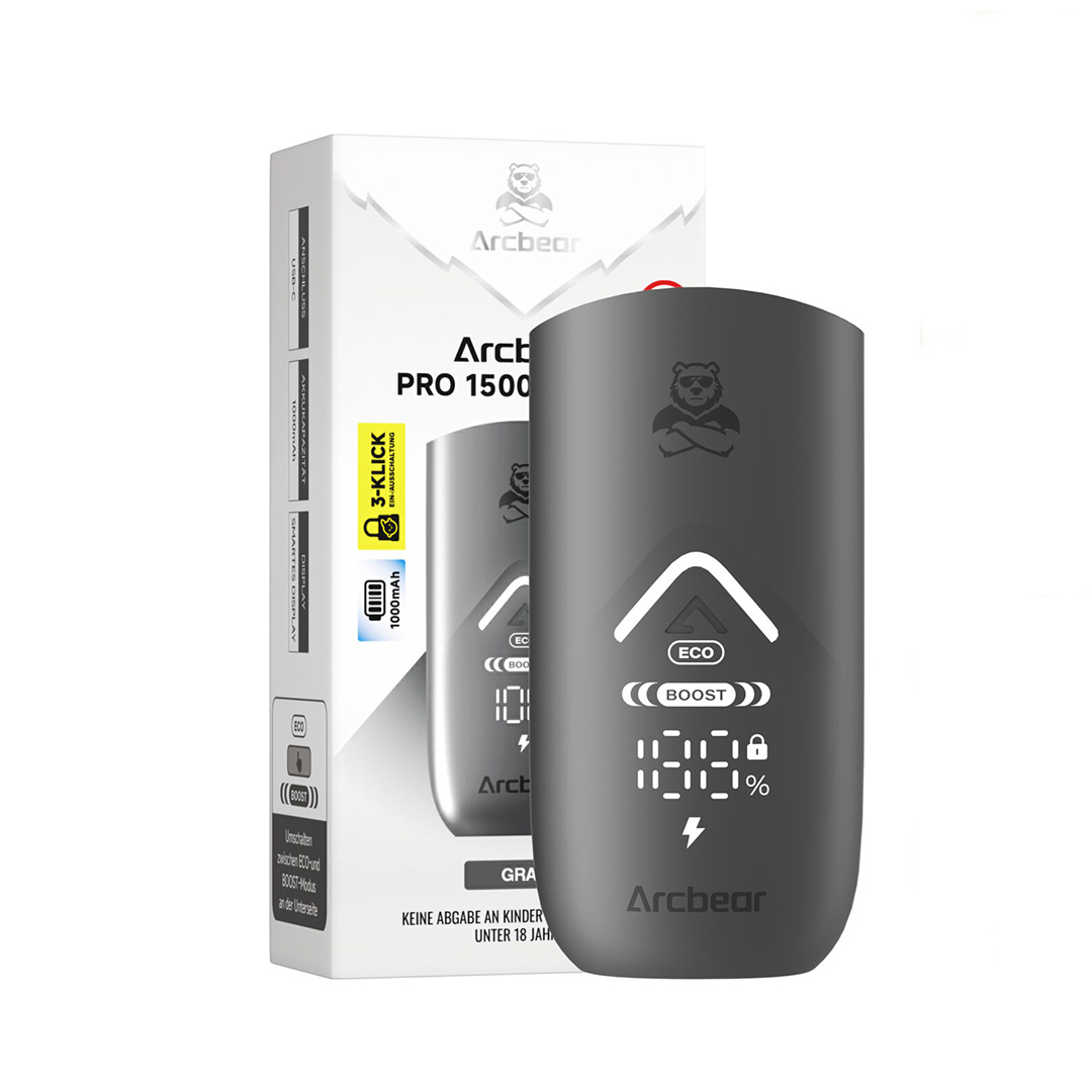 Arcbear Pro 15000 Akkuträger Grey Arcbear Pro 15000 Akkuträger Grey