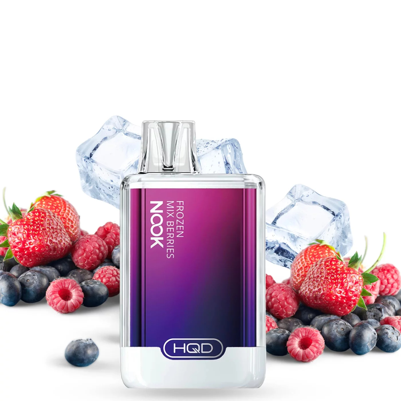 HQD Nook - Vape Einweg E-Zigarette - Frozen Mix Berries 1,8% Nikotin