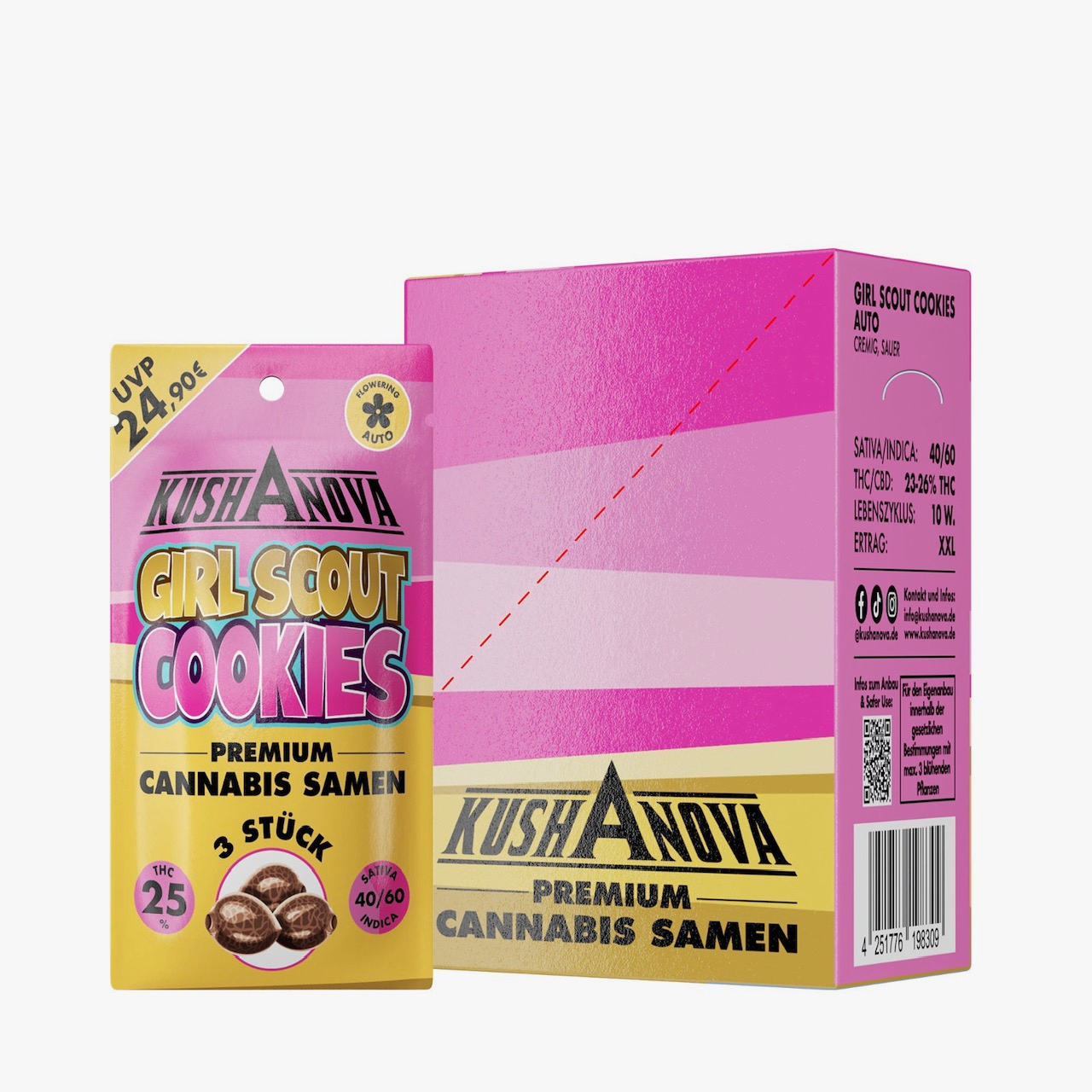 Kushanova Cannabissamen Girl Scout Cookies Kushanova Cannabissamen Girl Scout Cookies